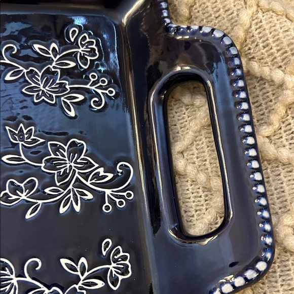 Floral Patterned Rectangular Tray - Picture 3 of 8
